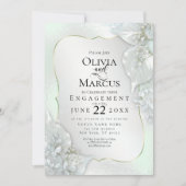 VERLOVING | Mystic Honeydew Shimmer Leaves Kaart (Voorkant)