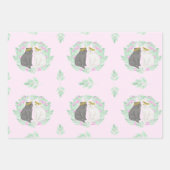 Verloving of trouwensset inpakpapier vel (Voorkant)