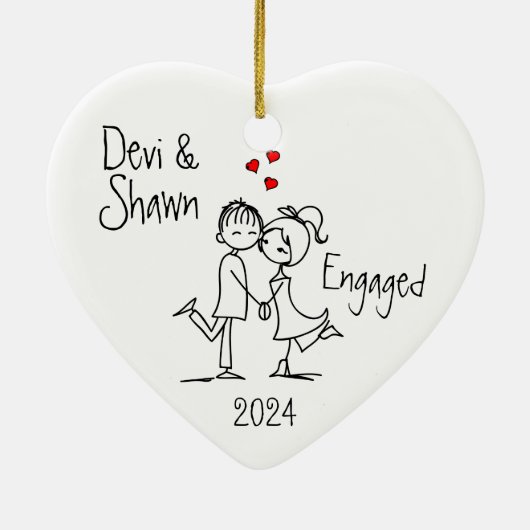 Verloving Ornament (Achterkant)