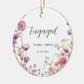 Verloving Ornament, Verloofd Ornament, Bruids Keramisch Ornament (Links)