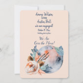 Verloving over de maan kaart (Voorkant)