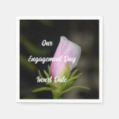 Verloving papier voor rendy Roos Servet (Voorkant)