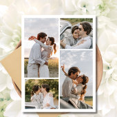 Verloving Photo Wedding Save the Date Aankondigingskaart