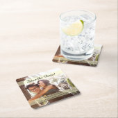 Verloving Photo Wedding Save the Date Kartonnen Onderzetters (Insitu)