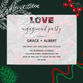 Verloving Pinecone Evergreen Red Berries Kaart