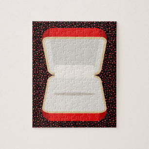 Verloving Ring Box Jigzaag Puzzle Legpuzzel