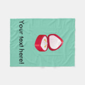 Verloving ring clipart fleece deken (Voorkant (Horizontaal))