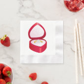 Verloving ring clipart servet (Insitu)