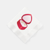 Verloving ring clipart servet (Hoek)