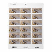 Verloving Ring en Parels Bruiloft Favor Labels (Full Sheet)