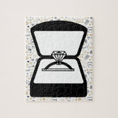 Verloving Ring Jigzaag Puzzle Legpuzzel (Verticaal)