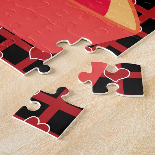 Verloving Ring Jigzaag Puzzle Legpuzzel (Zijkant)