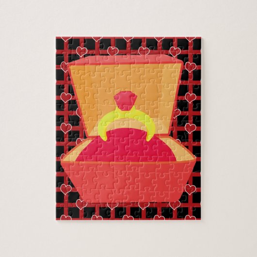 Verloving Ring Jigzaag Puzzle Legpuzzel (Verticaal)