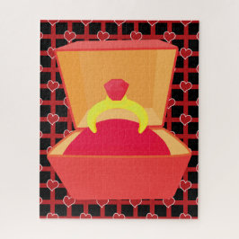 Verloving Ring Jigzaag Puzzle Legpuzzel