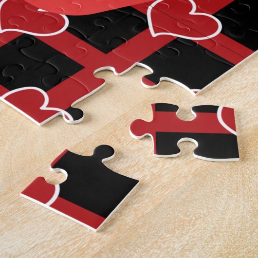 Verloving Ring Jigzaag Puzzle Legpuzzel (Zijkant)