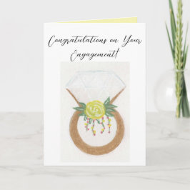 Verloving Ring Kaart