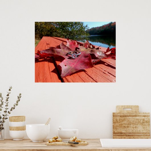 Verloving Ring op een volgend lef Poster (Keuken)