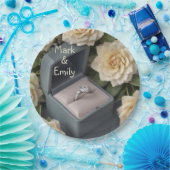 Verloving Ring Papieren Bordje (Feest)