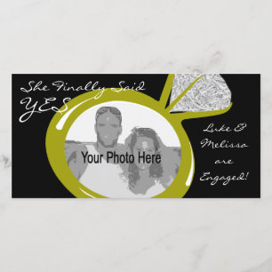 Verloving Ring Photo Aankondiging