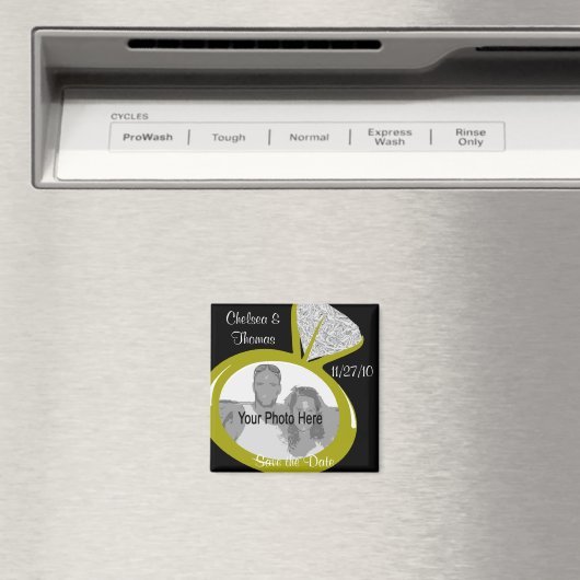 Verloving Ring/ Sla de datum op Magneet (Insitu (Vaatwasser))