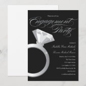 Verloving Ring | Uitnodiging van de indienende par (Voorkant / Achterkant)