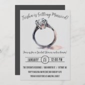 Verloving Ring Vrijgezellenfeest Kaart (Voorkant / Achterkant)