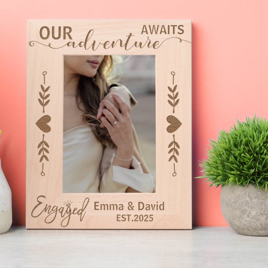 Verloving Ring Wedding Boho Avontuurlijk paar Gegraveerde Lijstjes