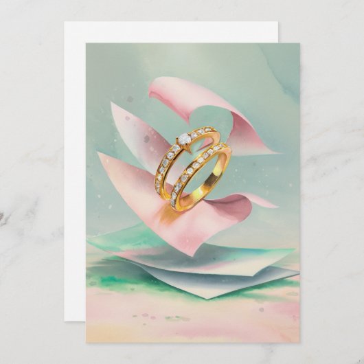 Verloving Ringingen Kaart (Voorkant / Achterkant)