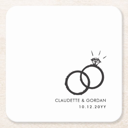 Verloving Ringingen | Manuscript van de Partij van Kartonnen Onderzetters (Voorkant)