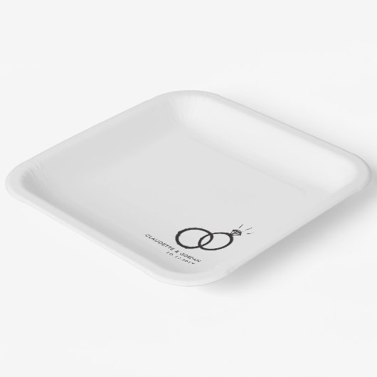 Verloving Ringingen | Manuscript van de Partij van Papieren Bordje (Gebogen)