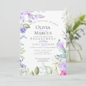 VERLOVING | Roze en Lila Lijst van Florence Kaart (Staand voorkant)