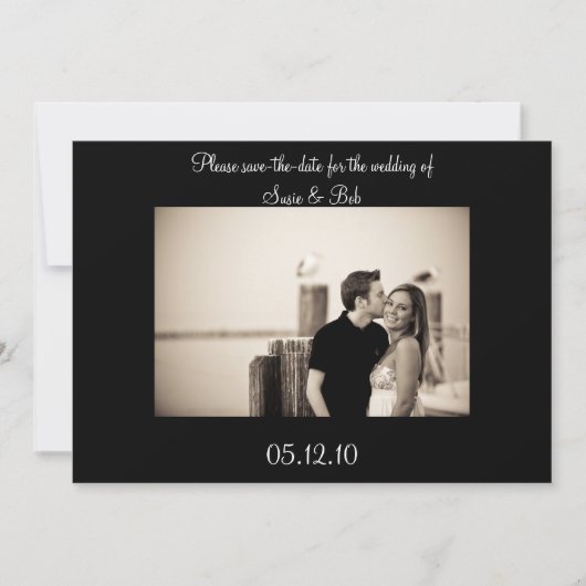 verloving, save-the-date save the date (Voorkant)