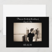verloving, save-the-date save the date (Voorkant / Achterkant)