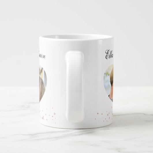 Verloving Script Elegant Grote Koffiekop (Achterkant)