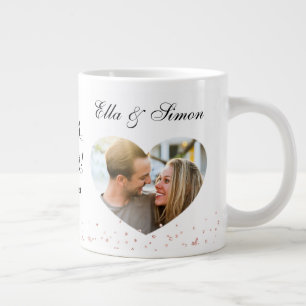 Verloving Script Elegant Grote Koffiekop