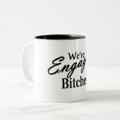 Verloving Tweekleurige Koffiemok (Voorkant links)