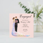 Verloving Uitnodiging (Staand voorkant)