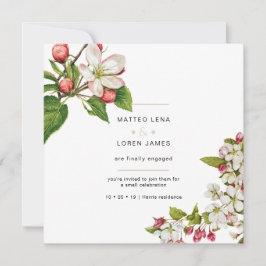 Verloving Uitnodiging (Floral)