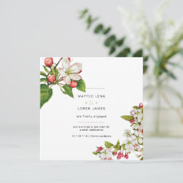 Verloving Uitnodiging (Floral)