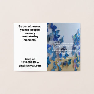 Verloving Uitnodiging Folie Kaart