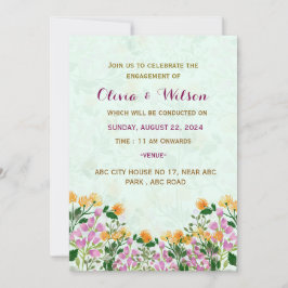 Verloving-uitnodiging Kaart