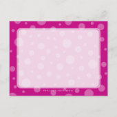 VERLOVING UITNODIGING:: LOVEbubbles 3 Uitnodiging Briefkaart (Achterkant)