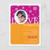 VERLOVING UITNODIGING:: LOVEbubbles 3 Uitnodiging Briefkaart (Voorkant)