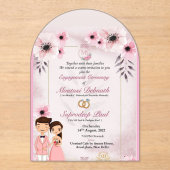 Verloving Uitnodiging - Moutusi & Suprode (Voorkant)