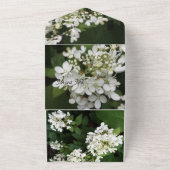 Verloving Uitnodiging Party Witte Hydrangea (Buitenkant)