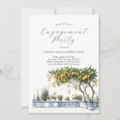 Verloving Uitnodigingen Elegant Alfresco thema (Voorkant)