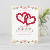 verloving uitnodigingskaartGrootte: 5 "x 7" Kaart (Staand voorkant)