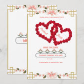 verloving uitnodigingskaartGrootte: 5 "x 7" Kaart (Voorkant / Achterkant)