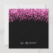 Verloving van bruiloft Roze sterren Kaart (Achterkant)