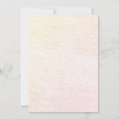 Verloving van champagne en Cocktails Kaart (Achterkant)